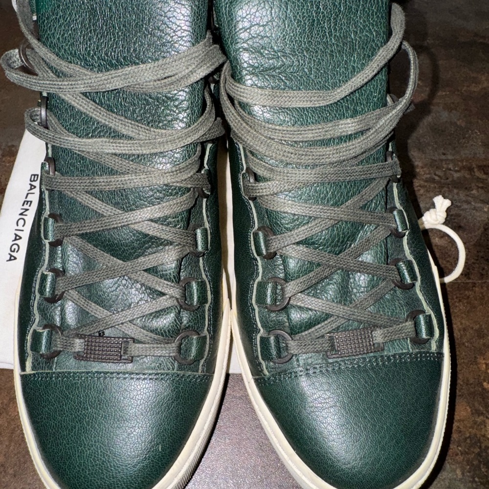 Balenciaga Arena Green Sneakers